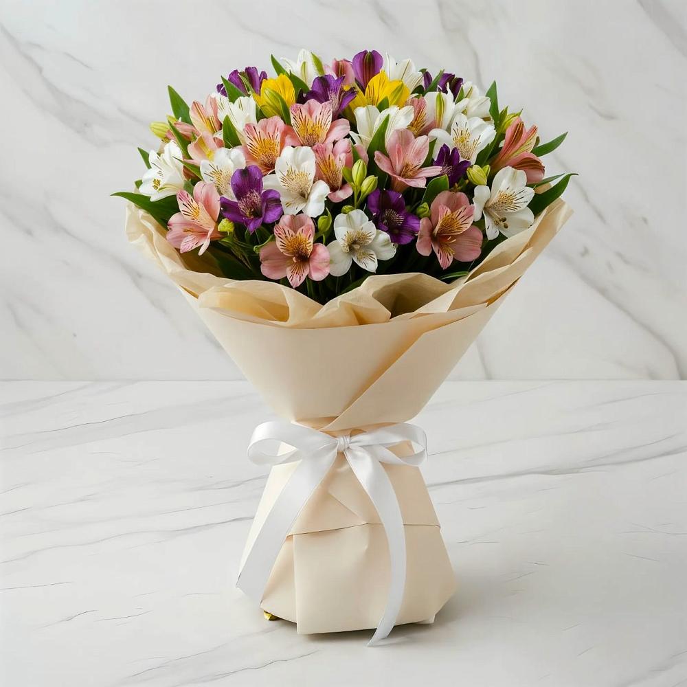 Букет цветов из: Альстромерии в Кашин