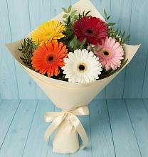 Букет цветов из:  Герберы в Кашин