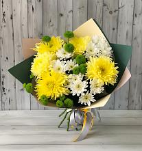 Букет цветов из:  Хризантемы #REPLACE_PRED# Кашин
