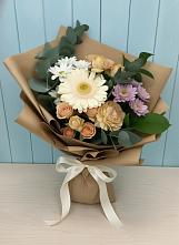 Букет цветов из:  Герберы и Хризантемы в Кашин