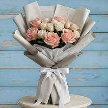 Букет цветов из:  Розы #REPLACE_PRED# Кашин