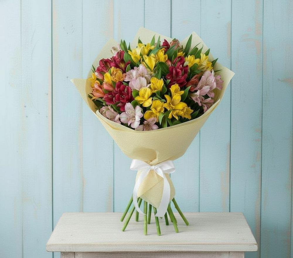 Букет цветов из: Альстромерии в Кашин
