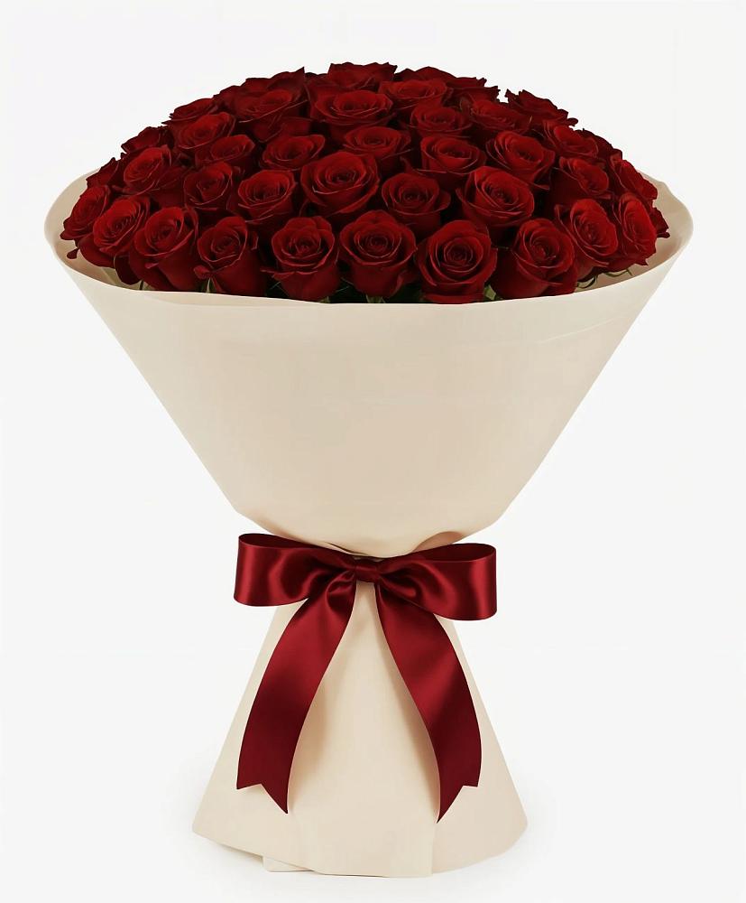 Букет 101 Бордовая роза Блэк Бакарра в Кашин