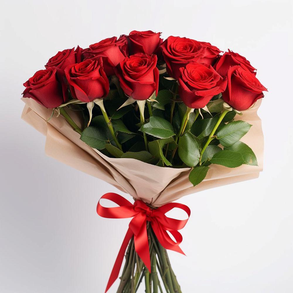 Букет 11 Красных роз Эдлесс Лав в Кашин