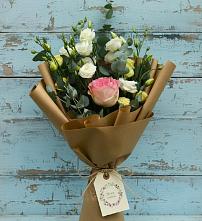 Букет цветов из:  Розы и Лизиантусы в Кашин
