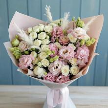 Букет цветов из:  Альстромерии и Розы #REPLACE_PRED# Кашин