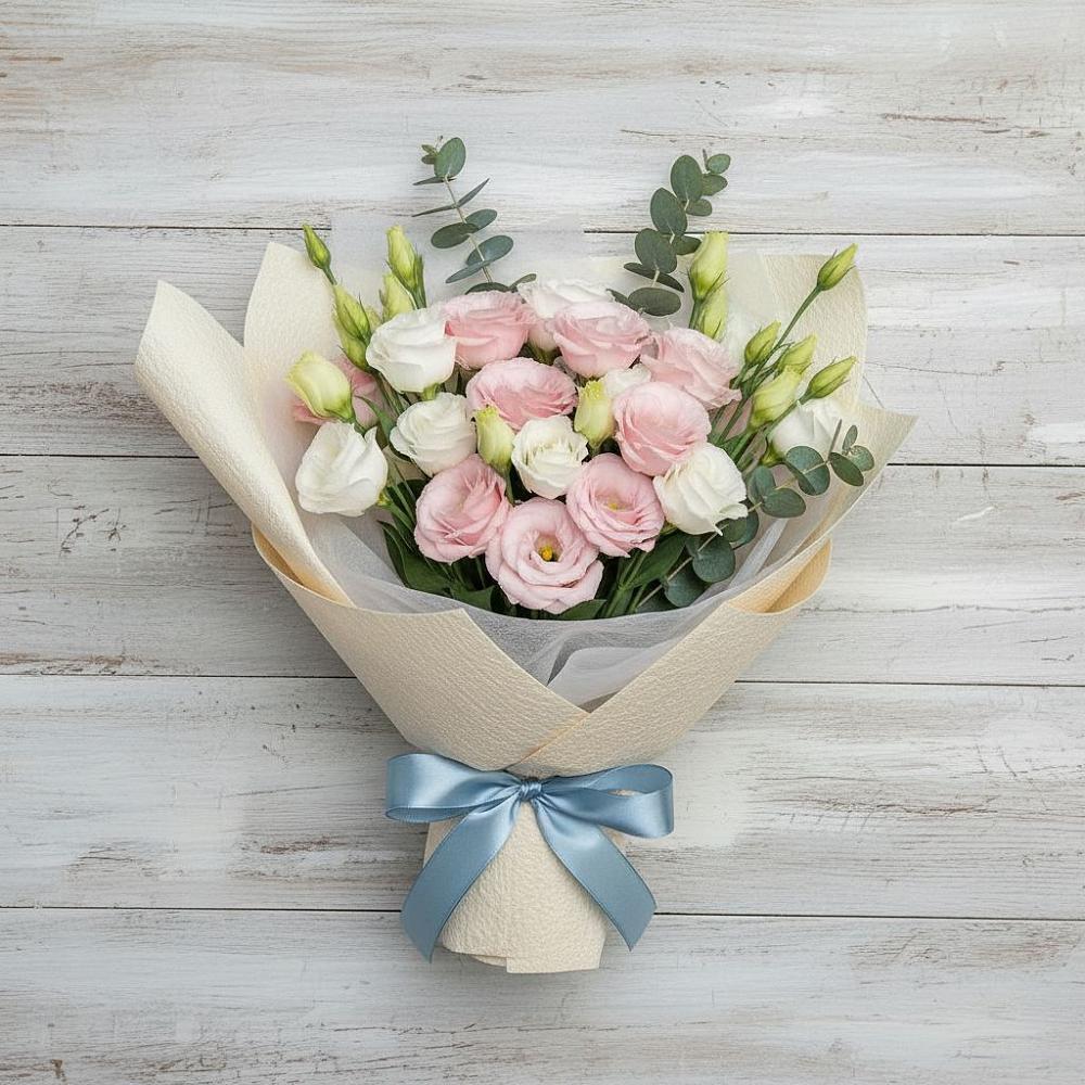 Букет цветов из: Лизиантусы в Кашин